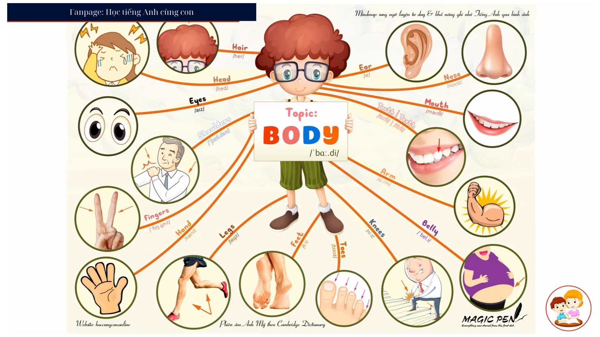 Topic: Body (Cơ thể)